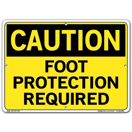 Vestil Sign, Caution, 14.5x10.5", Polystyrene, .04, SI-C-79-C-PS-040 SI-C-79-C-PS-040